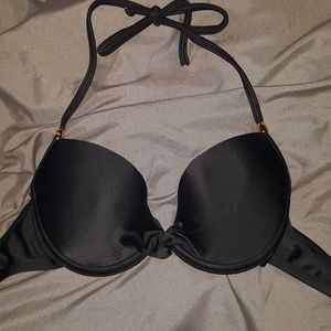 Black push up bikini top